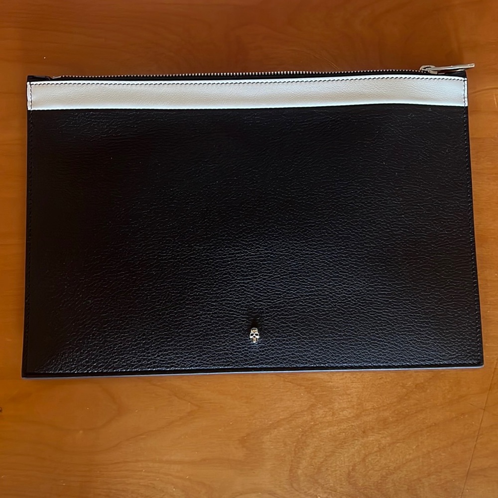 Authentic Alexander McQueen clutch.  Barely used comes with original dustbag/box